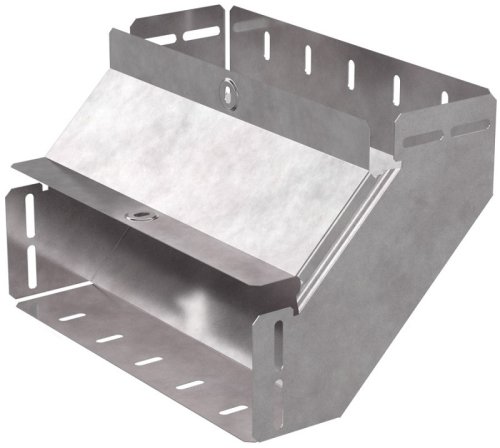 Угол для лотка вертикальный внутренний с крышкой Промрукав Стандарт 90град. 300х100 фото Угол для лотка вертикальный внутренний с крышкой Промрукав Стандарт 90град. 300х100 картинка